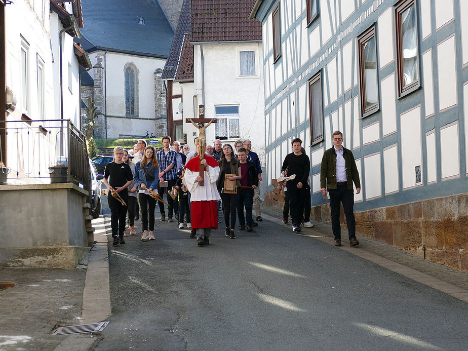 Karfreitgasliturgie und Karfreitagsprozession in Naumburg (Foto: Karl-Franz Thiede)